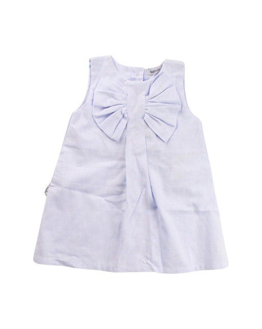 A Blue Sleeveless Dresses from Babidu in size 3-6M for girl. (Front View)