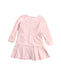 A Pink Long Sleeve Dresses from Boss in size 6-12M for girl. (Back View)