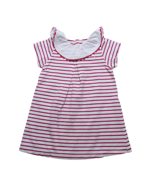 A White Short Sleeve Dresses from Jacadi in size 3T for girl. (Front View)