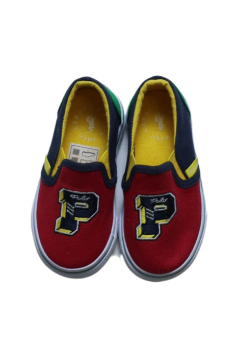A Multicolour Slip Ons from Polo Ralph Lauren in size 18-24M for neutral. (Back View)