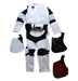 A Black Halloween Costumes from Retykle in size 4T for boy. (Back View)