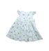 A Green Sleeveless Dresses from Petit Bateau in size 6-12M for girl. (Back View)