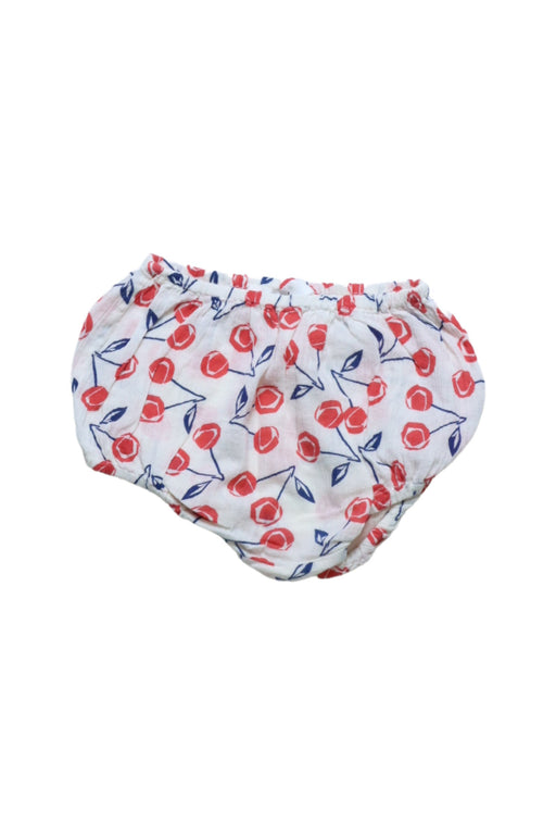 A White Bloomers from Bonpoint in size 0-3M for girl. (Front View)