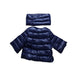A Navy Puffer/Quilted Jackets from Nicholas & Bears in size 2T for girl. (Back View)