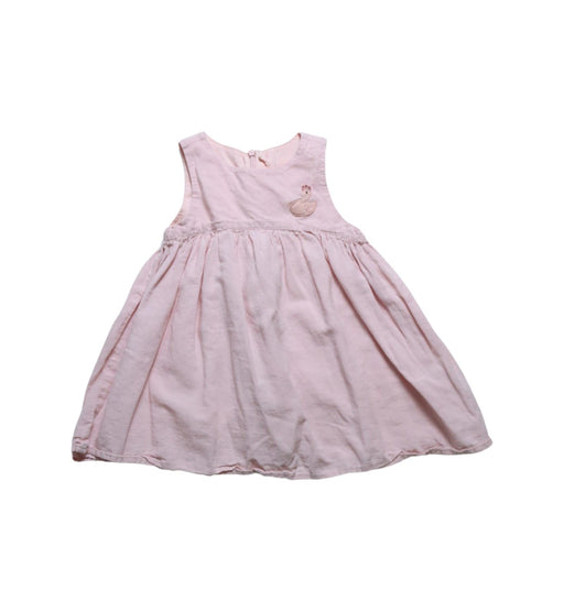 A Pink Sleeveless Dresses from Balabala in size 12-18M for girl. (Front View)