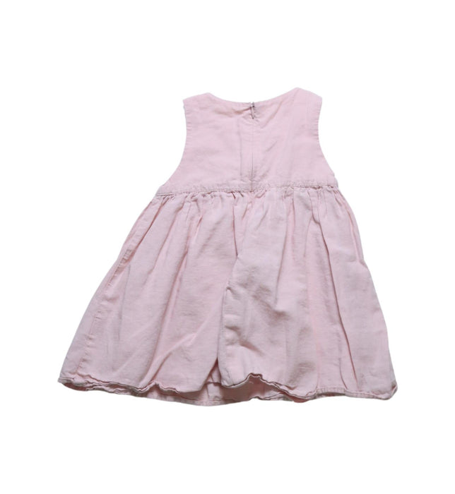 A Pink Sleeveless Dresses from Balabala in size 12-18M for girl. (Back View)