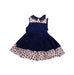A Navy Sleeveless Dresses from Tommy Hilfiger in size 6-12M for girl. (Front View)