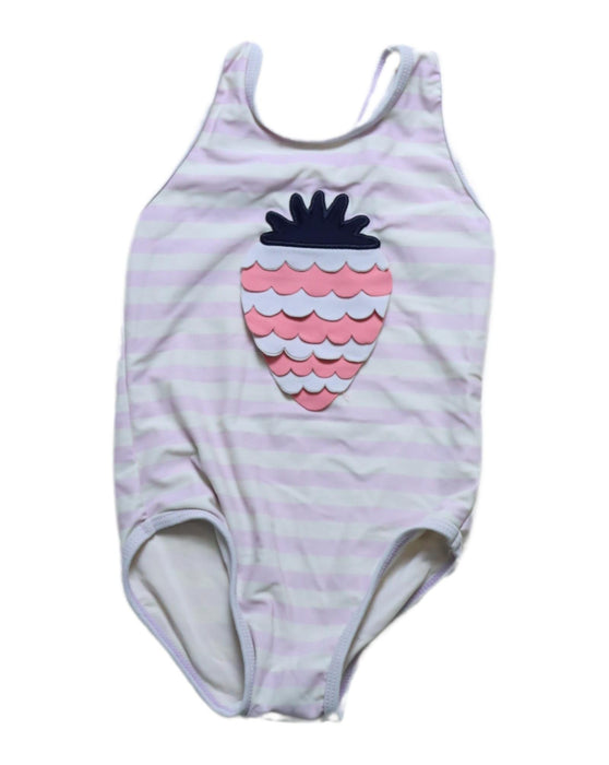 A Pink Swimsuits from Seed in size 12-18M for girl. (Front View)
