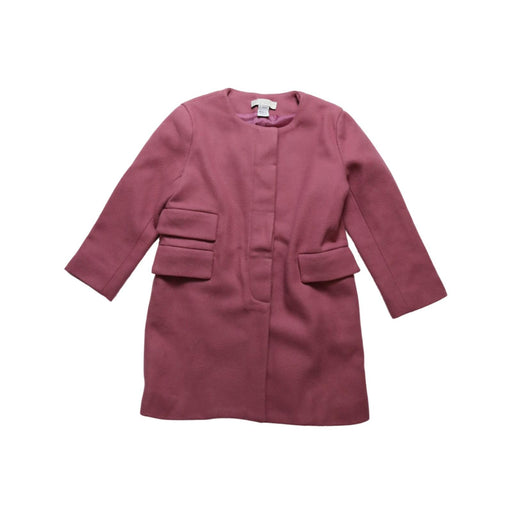A Pink Coats from Stella McCartney in size 4T for girl. (Front View)