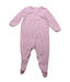 A Pink Onesies from Petit Bateau in size 6-12M for girl. (Back View)
