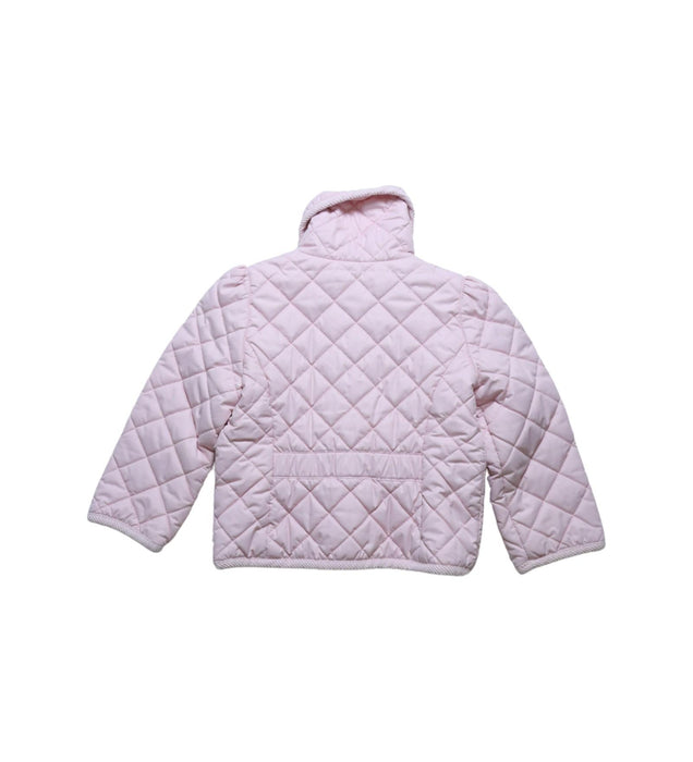 A Pink Puffer/Quilted Jackets from Polo Ralph Lauren in size 2T for girl. (Back View)