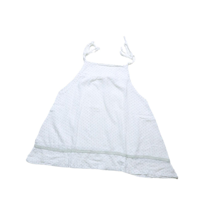 A White Sleeveless Tops from Juliet & the Band in size 8Y for girl. (Back View)