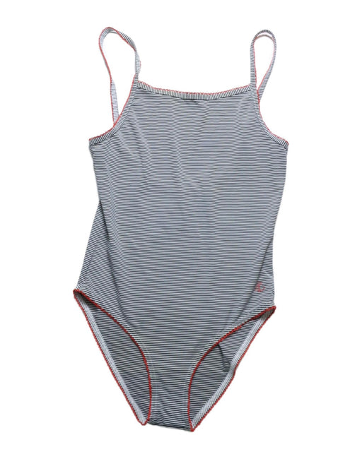 A Black Swimsuits from Petit Bateau in size 12Y for girl. (Front View)