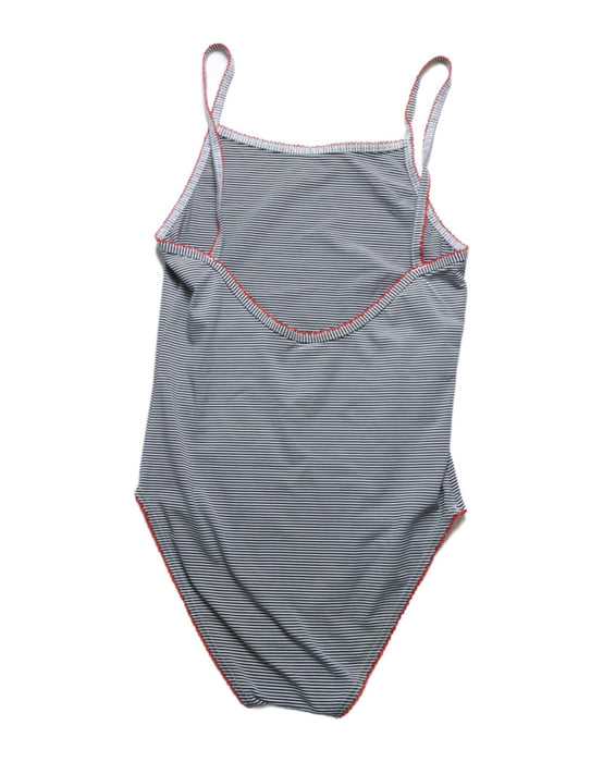A Black Swimsuits from Petit Bateau in size 12Y for girl. (Back View)