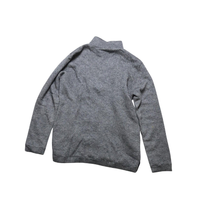 A Grey Knit Sweaters from Shanghai Tang in size 8Y for boy. (Back View)