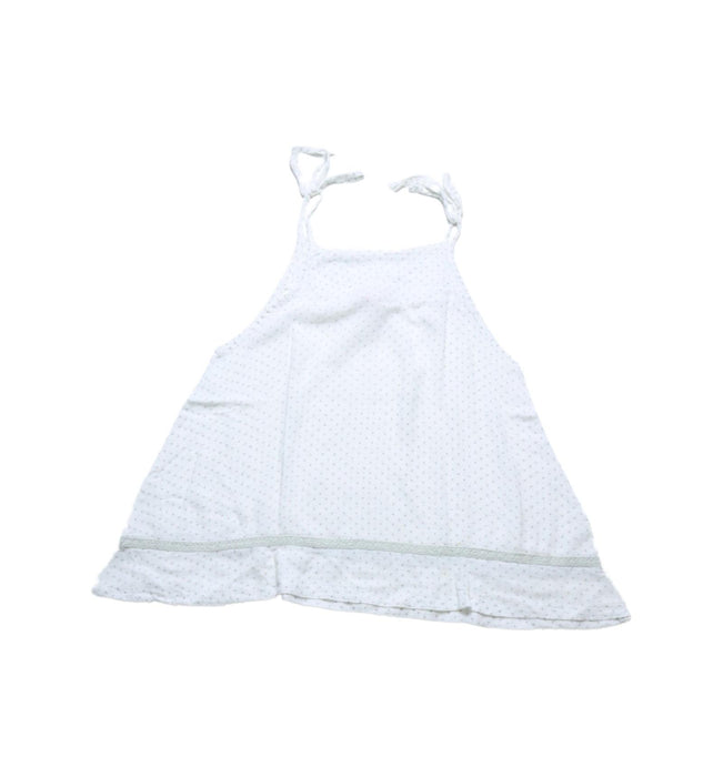 A White Sleeveless Tops from Juliet & the Band in size 8Y for girl. (Front View)