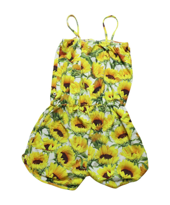 A Yellow Sleeveless Rompers from Molo in size 9Y for girl. (Back View)
