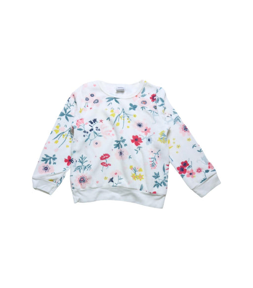 A White Separates from Petit Bateau in size 4T for girl. (Front View)