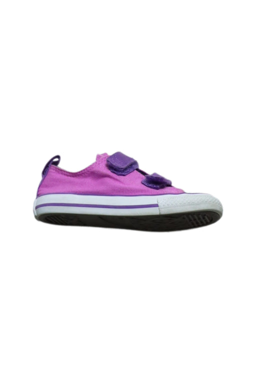 A Pink Sneakers from Converse in size 18-24M for girl. (Front View)