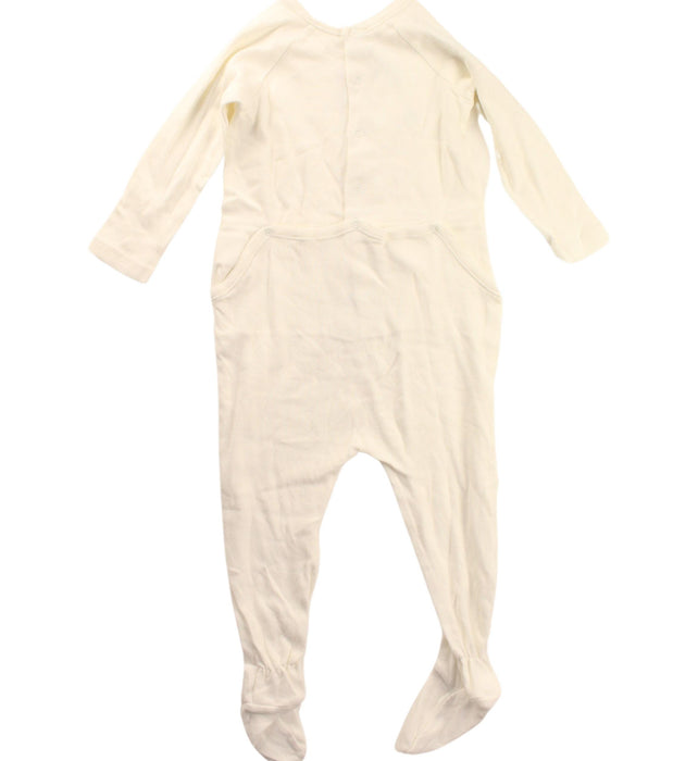 A White Onesies from Bonpoint in size 6-12M for girl. (Back View)