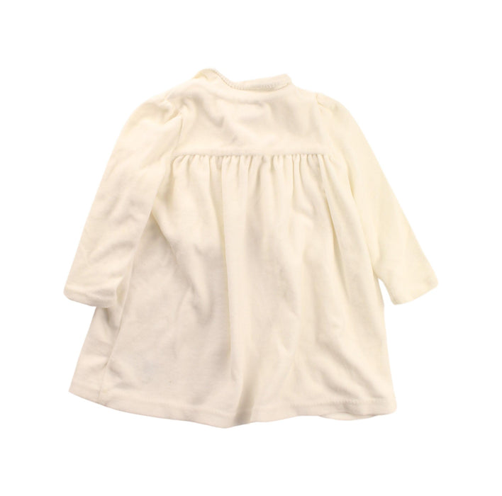 A White Long Sleeve Dresses from Ralph Lauren in size 12-18M for girl. (Back View)