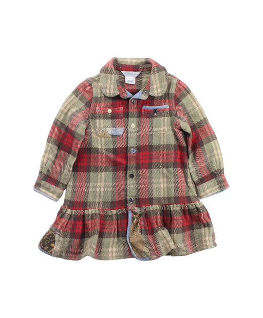 A Red Long Sleeve Dresses from Ralph Lauren in size 12-18M for girl. (Front View)