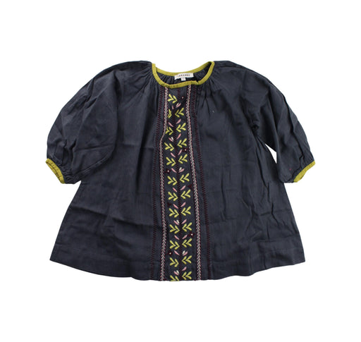 A Black Long Sleeve Dresses from Caramel in size 3T for girl. (Front View)