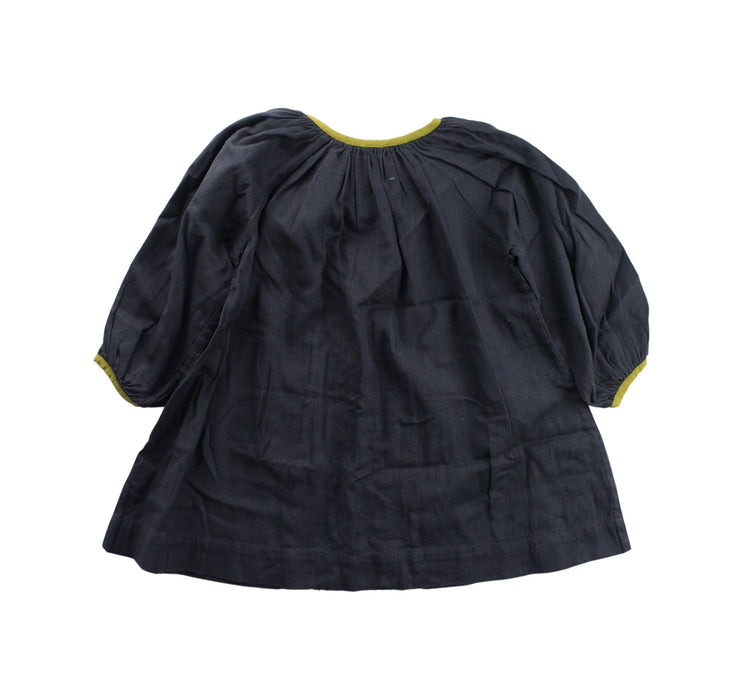 A Black Long Sleeve Dresses from Caramel in size 3T for girl. (Back View)