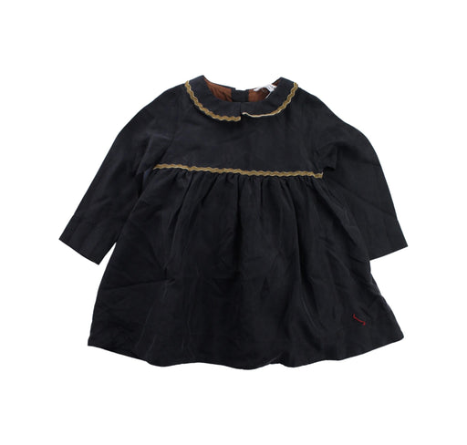 A Black Long Sleeve Dresses from Sonia Rykiel in size 2T for girl. (Front View)