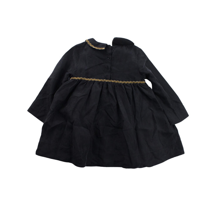 A Black Long Sleeve Dresses from Sonia Rykiel in size 2T for girl. (Back View)