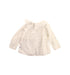 A White Long Sleeve Tops from Chloe in size 12-18M for girl. (Back View)