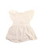 A White Short Sleeve Dresses from Chloe in size 2T for girl. (Back View)