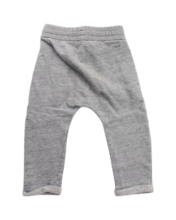A Grey Sweatpants from Chloe in size 2T for boy. (Back View)