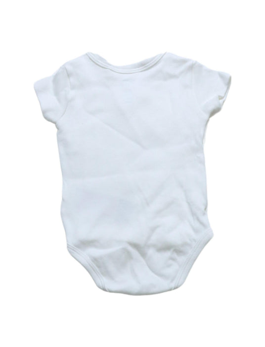 A Ivory Short Sleeve Bodysuits from Chicco in size 0-3M for neutral. (Back View)
