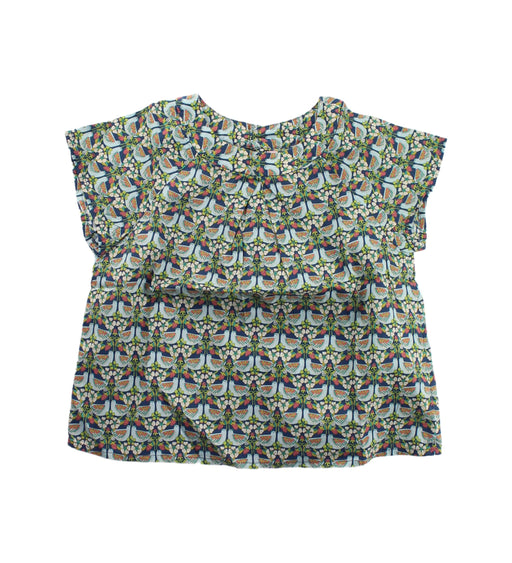 A Green Short Sleeve Tops from Bonpoint in size 3T for girl. (Front View)