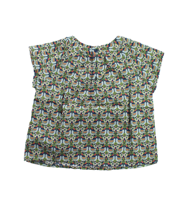 A Green Short Sleeve Tops from Bonpoint in size 3T for girl. (Back View)