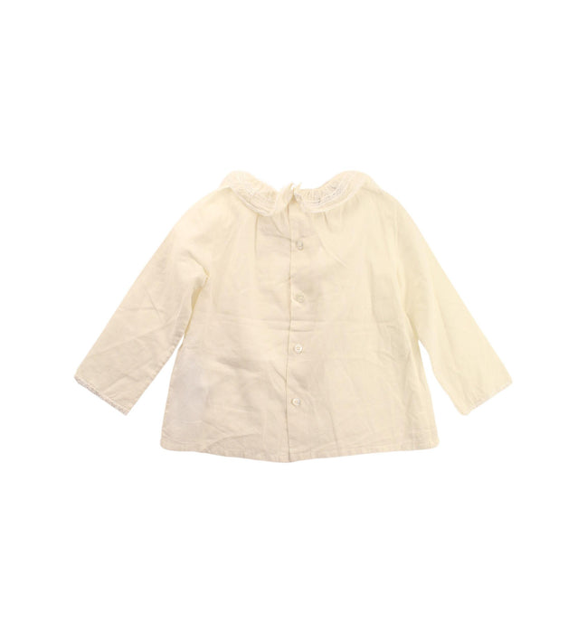 A Ivory Long Sleeve Tops from Gucci in size 18-24M for girl. (Back View)
