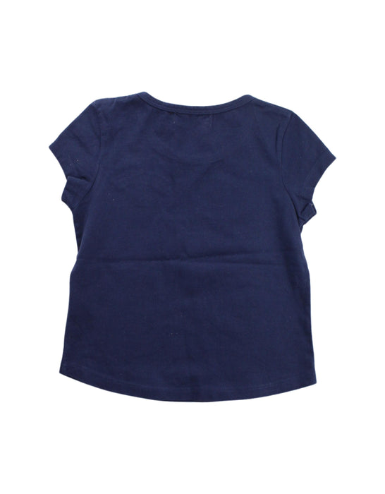 A Blue Short Sleeve T Shirts from Sonia Rykiel in size 4T for girl. (Back View)