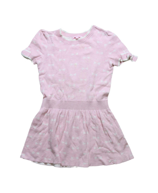 A Pink Sweater Dresses from Nicholas & Bears in size 4T for girl. (Front View)