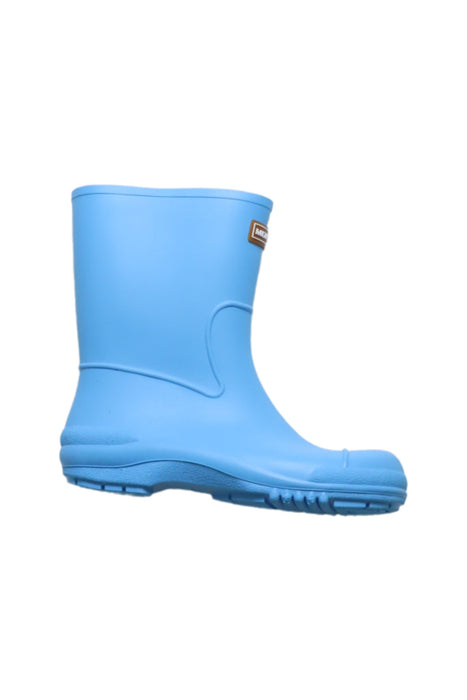 A Blue Rain Boots from Montrre in size 5T for girl. (Front View)