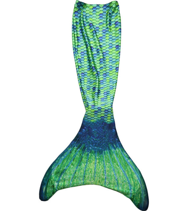 A Blue Halloween Costumes from FinFun in size 13Y for girl. (Back View)