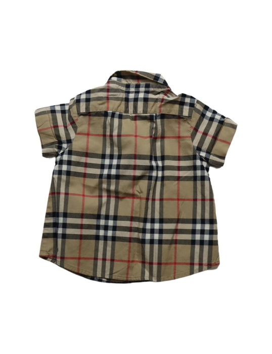 A Brown Shirts from Burberry in size 3-6M for boy. (Back View)