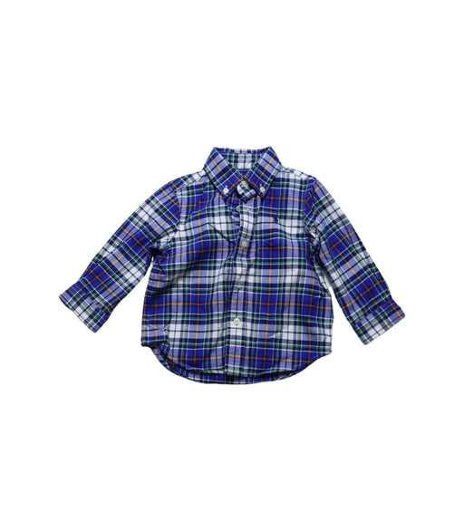 A Blue Shirts from Ralph Lauren in size 6-12M for boy. (Front View)