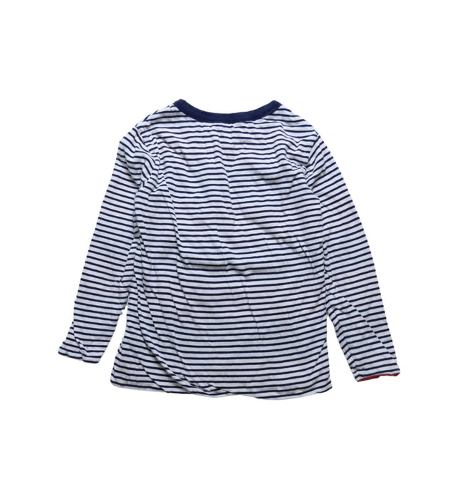 A Navy Long Sleeve Tops from Polo Ralph Lauren in size 7Y for boy. (Back View)