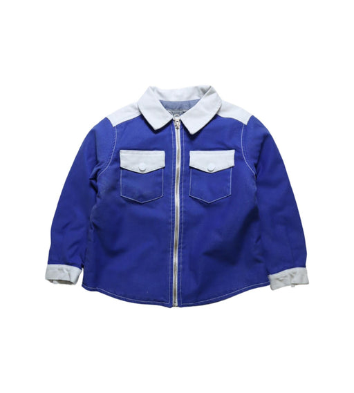 A Blue Shirts from Bonpoint in size 4T for boy. (Front View)
