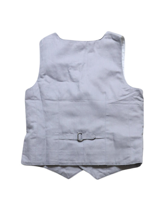 A Beige Suit Vests from Jacadi in size 8Y for boy. (Back View)