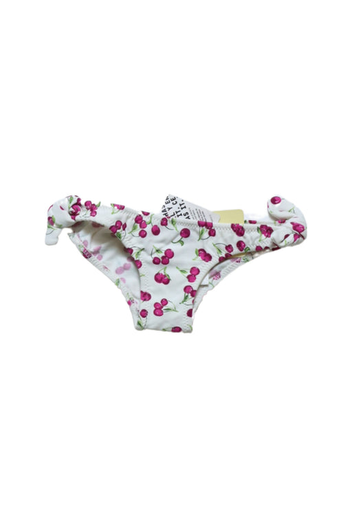 A White Bikinis from Jacadi in size 3-6M for girl. (Front View)