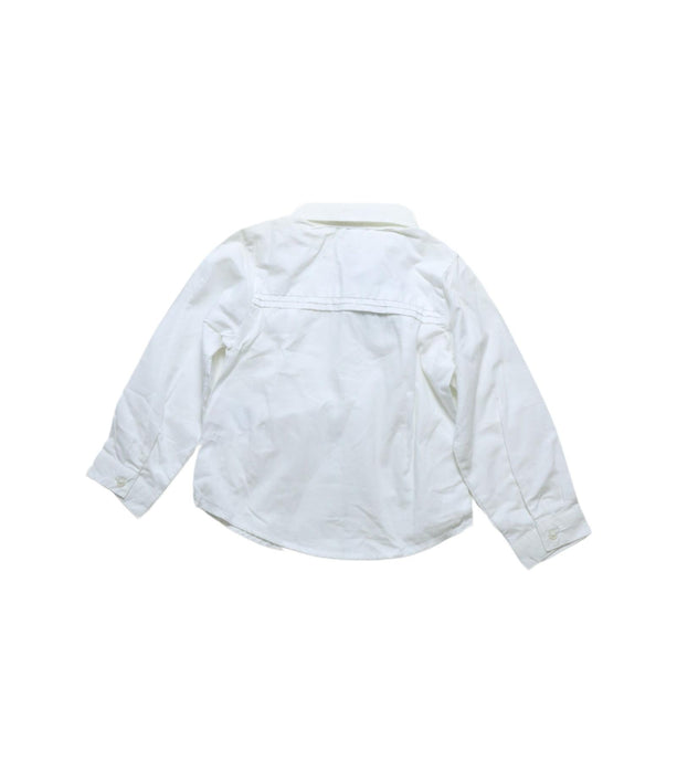 A White Shirts from Jacadi in size 2T for boy. (Back View)