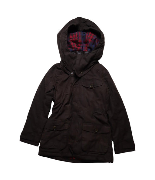 A Brown Puffer/Quilted Coats & Outerwear from Jacadi in size 10Y for girl. (Front View)
