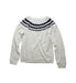 A Ivory Knit Sweaters from Jacadi in size 10Y for girl. (Front View)